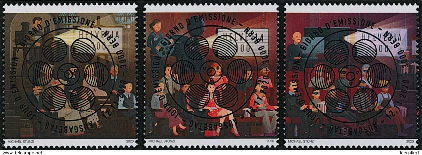 Suisse - 2020 - Kino - Ersttag Voll Stempel ET - Used Stamps