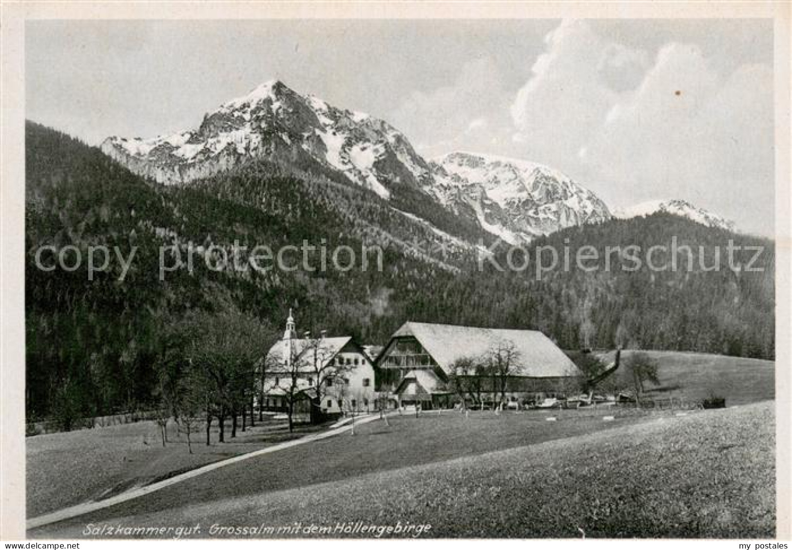 73687085 Salzkammergut Region Grossalm Mit Hoellengebirge  - Autres & Non Classés