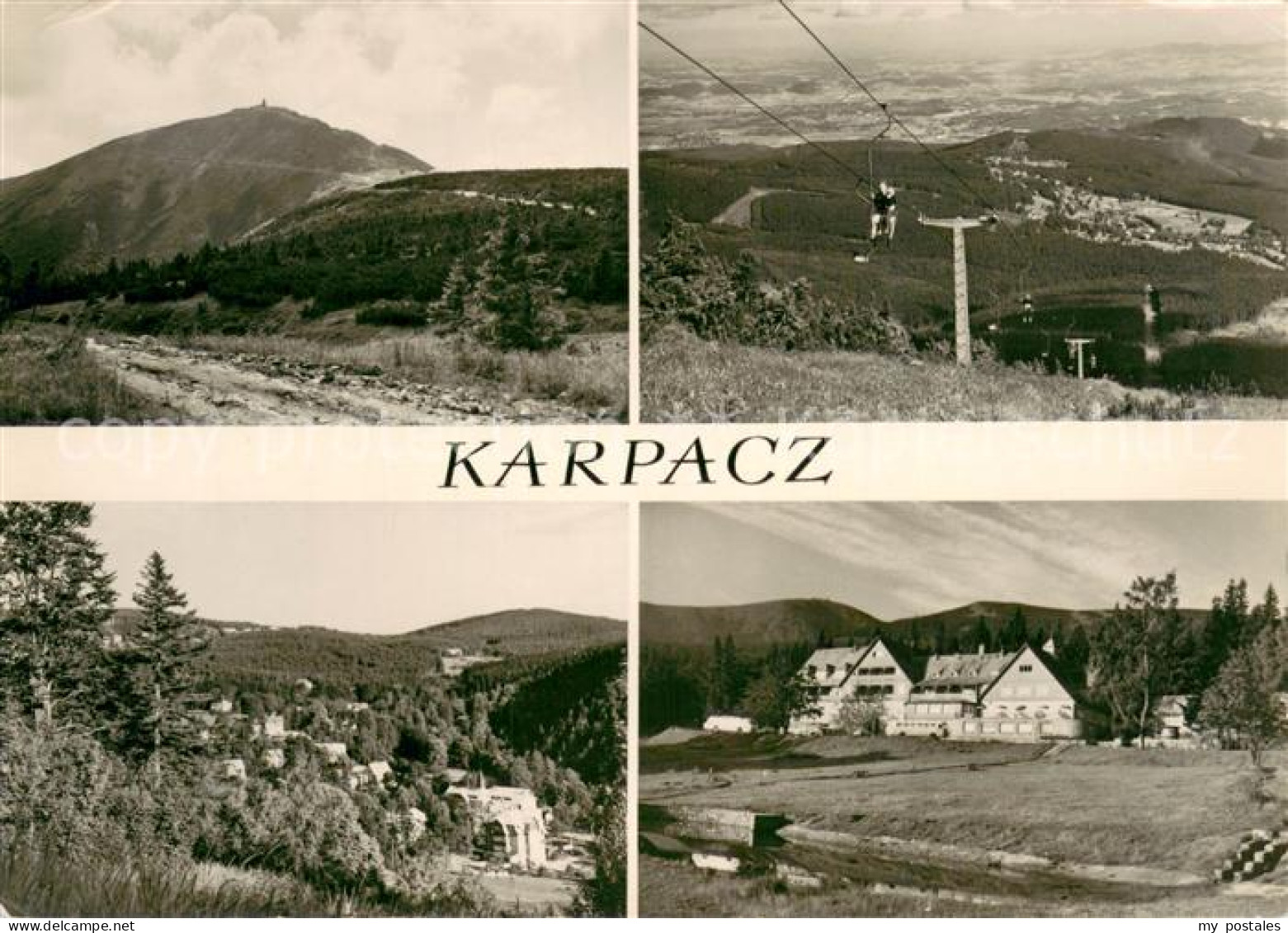 73687077 Karpacz Sniezka Widok Ogolny Wyciag Krzeselkowy Na Kope Hotel Gorski Or - Polonia