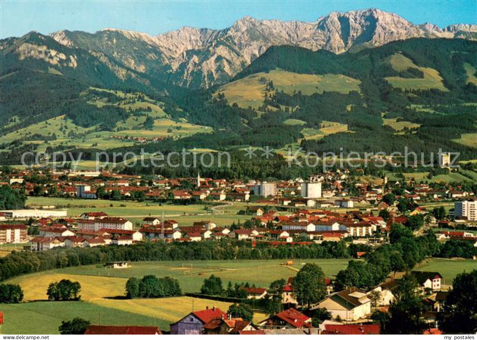 73686939 Sonthofen Oberallgaeu Mit Blick Auf Daumengruppe Allgaeuer Alpen Fliege - Sonthofen