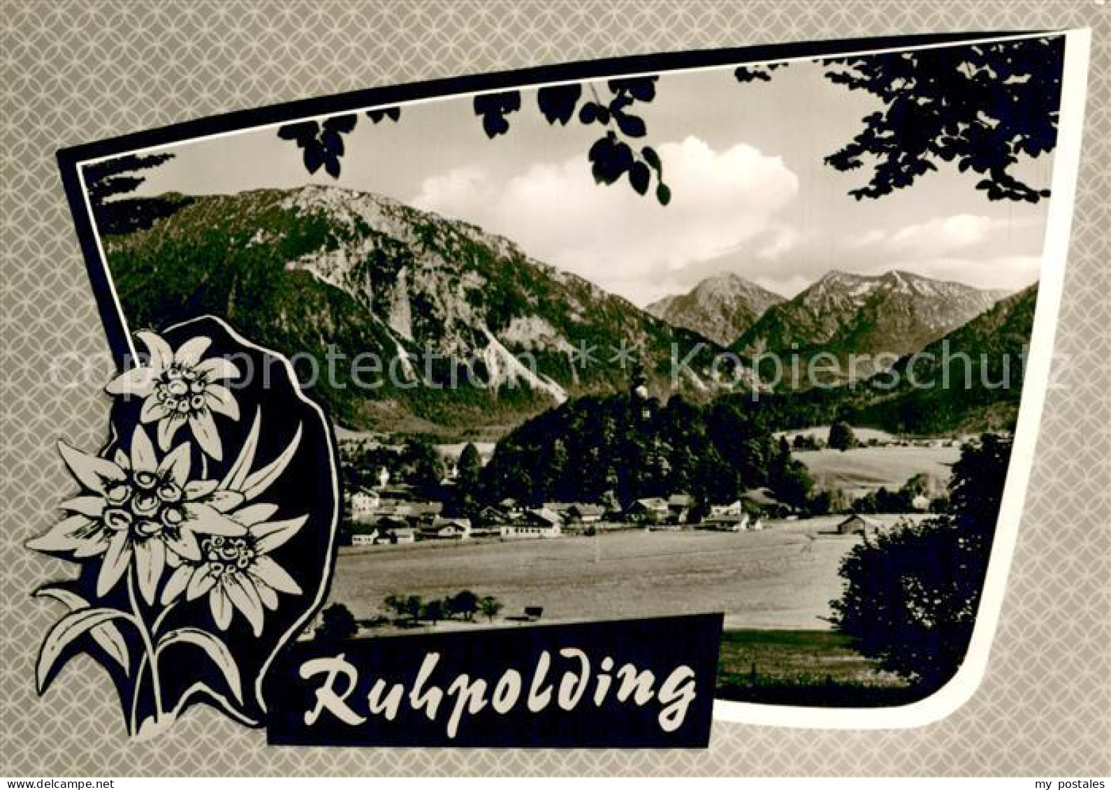 73686911 Ruhpolding Gesamtansicht Mit Alpenpanorama Grundvorlage 52 Ruhpolding - Ruhpolding