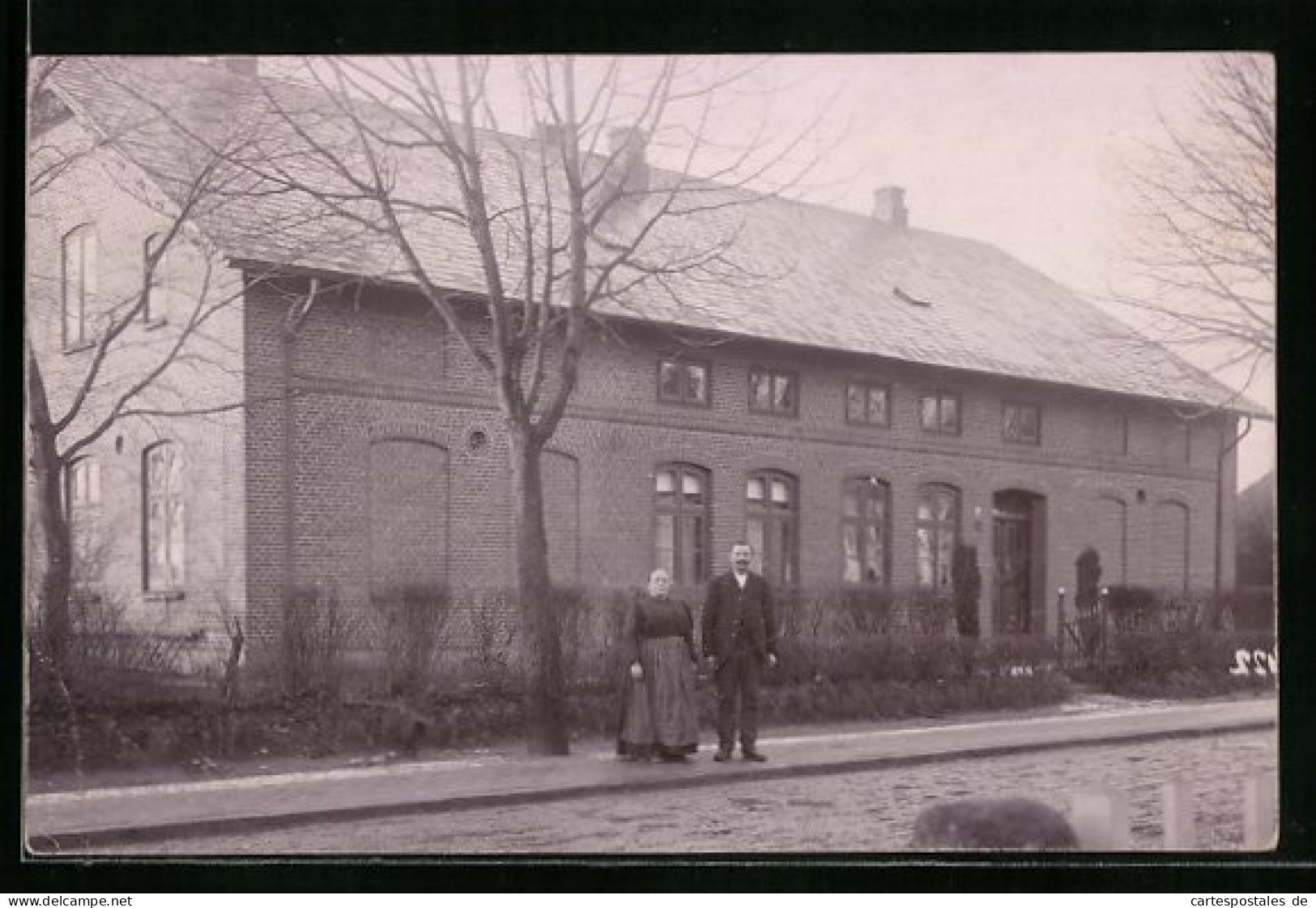 Foto-AK Hademarschen, Haus Koll 1901  - Andere & Zonder Classificatie