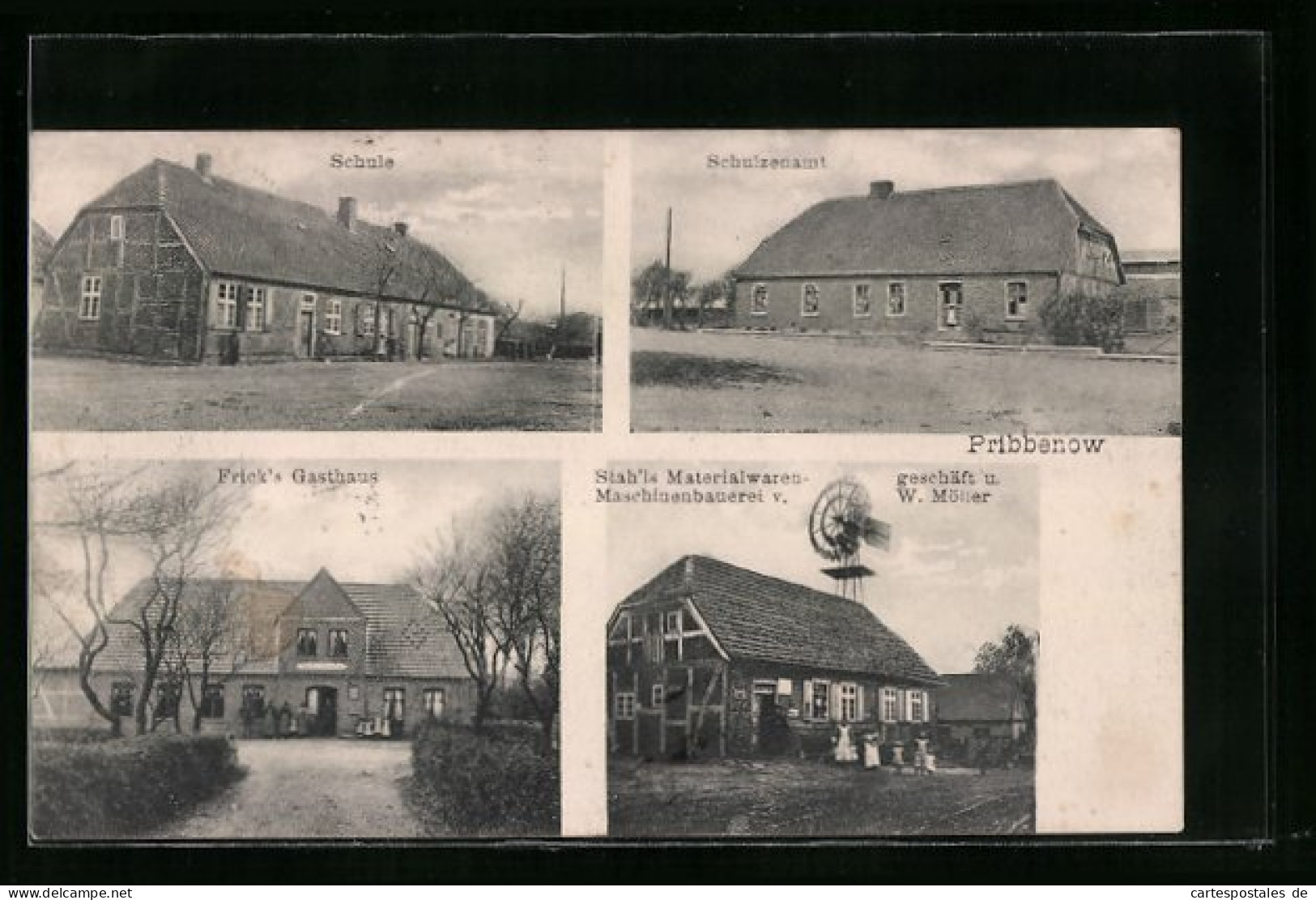 AK Pribbenow, Schule, Frick`s Gasthaus  - Other & Unclassified