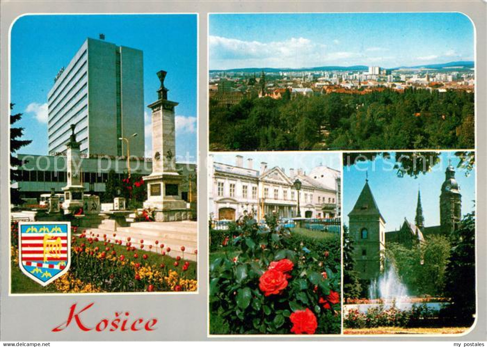 73686710 Kosice Kassa Kaschau Slovakia Interhotel Slovan Stadtpanorama Galerie K - Slovakia