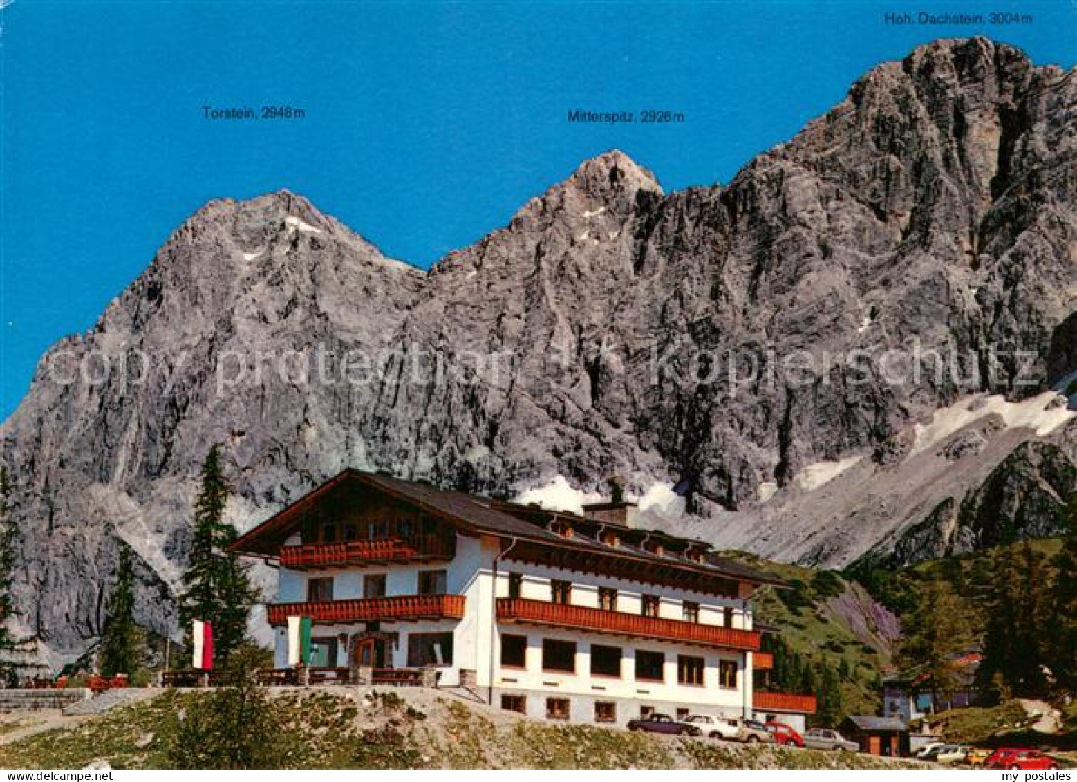 73686447 Ramsau Dachstein Steiermark Dachsteinsuedwaende Mit Berghotel Tuerlwand - Sonstige & Ohne Zuordnung