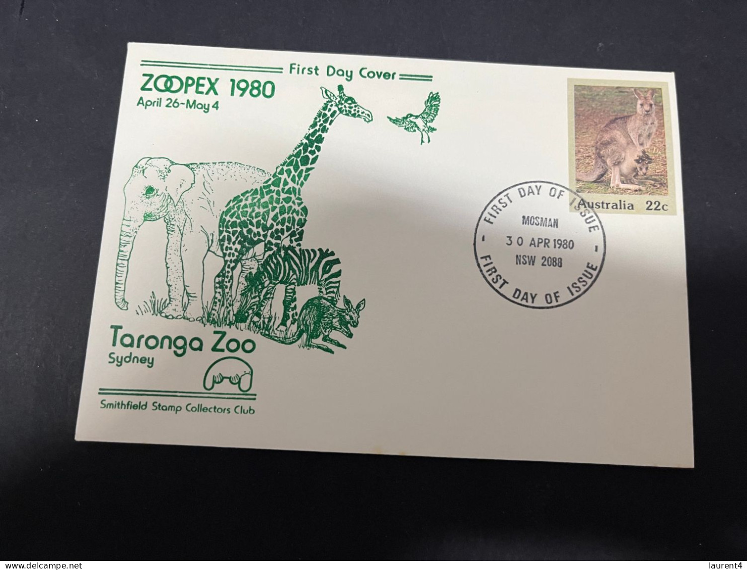 30-4-2023 (3 Z 29) Australia FDC (5 covers) 1980 - Mosman - ZOOPEX 1980