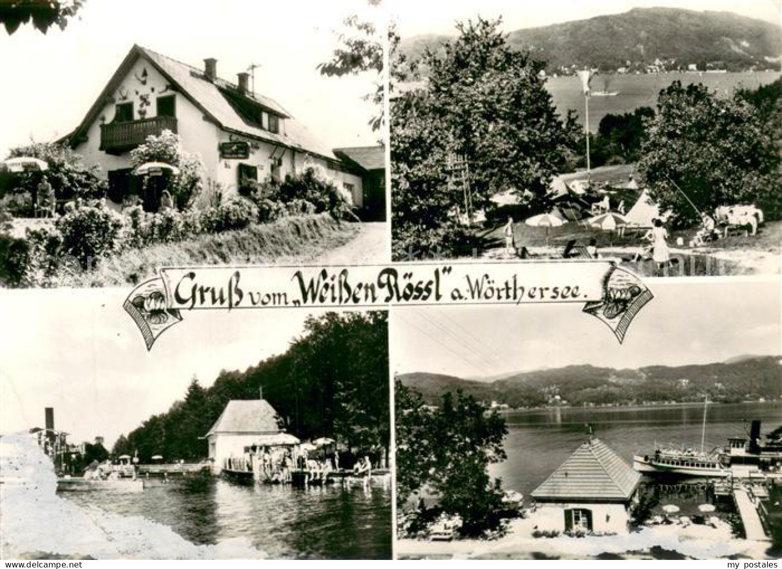 73686403 Auen Woerthersee Gasthof Pension Cafe Weisses Roessl Campingplatz Auen - Sonstige & Ohne Zuordnung