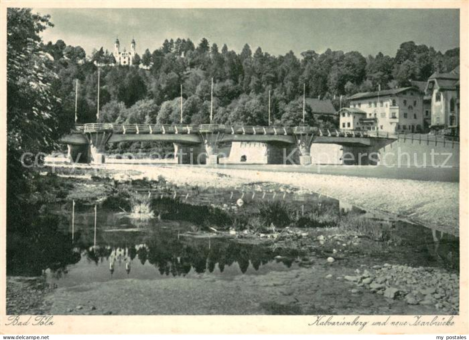 73686380 Bad Toelz Kalvarienberg Und Neue Isarbruecke Bad Toelz - Bad Toelz