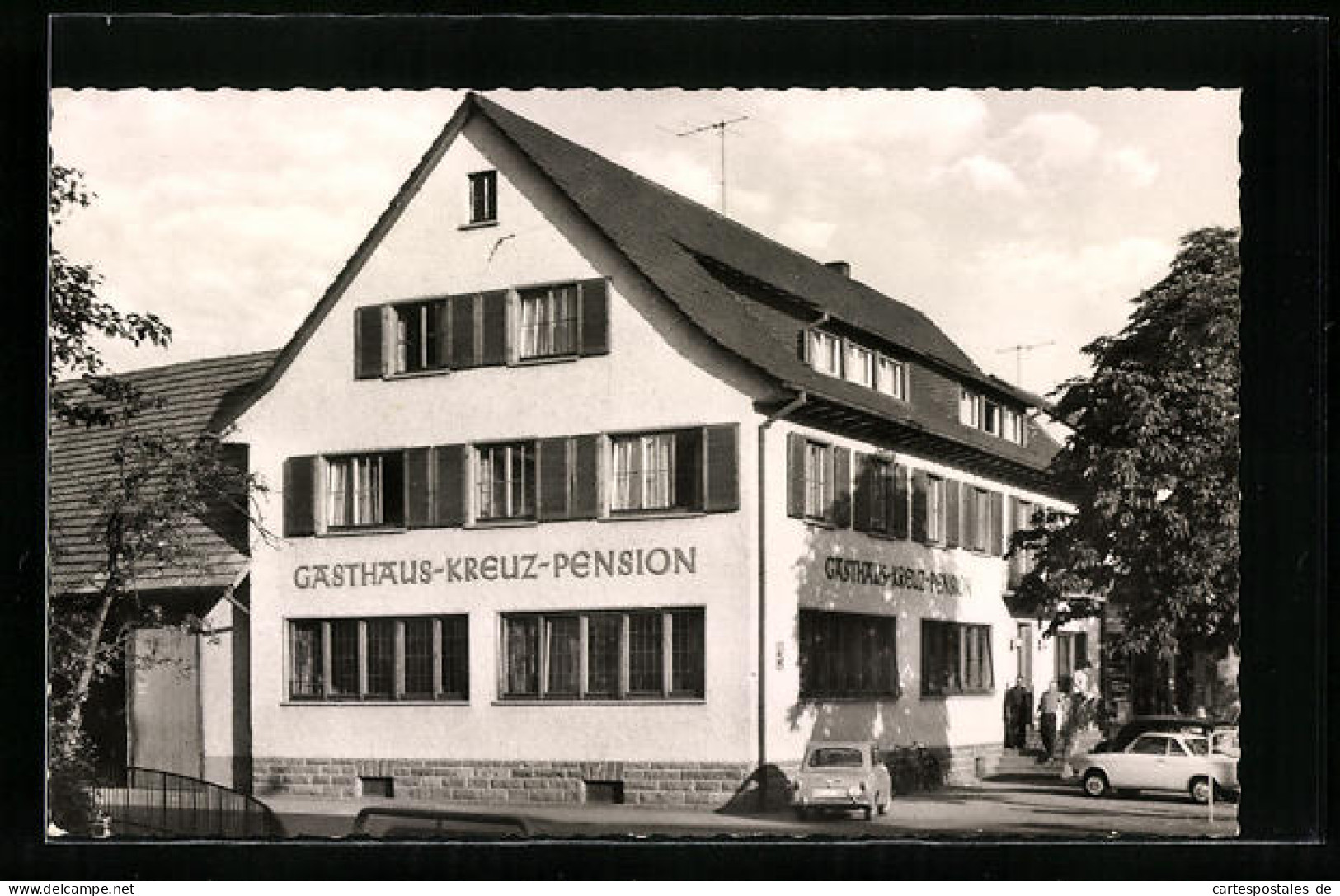 AK Biberach I. Bad. Schwarztal, Gasthaus Und Pension Zum Kreuz  - Biberach