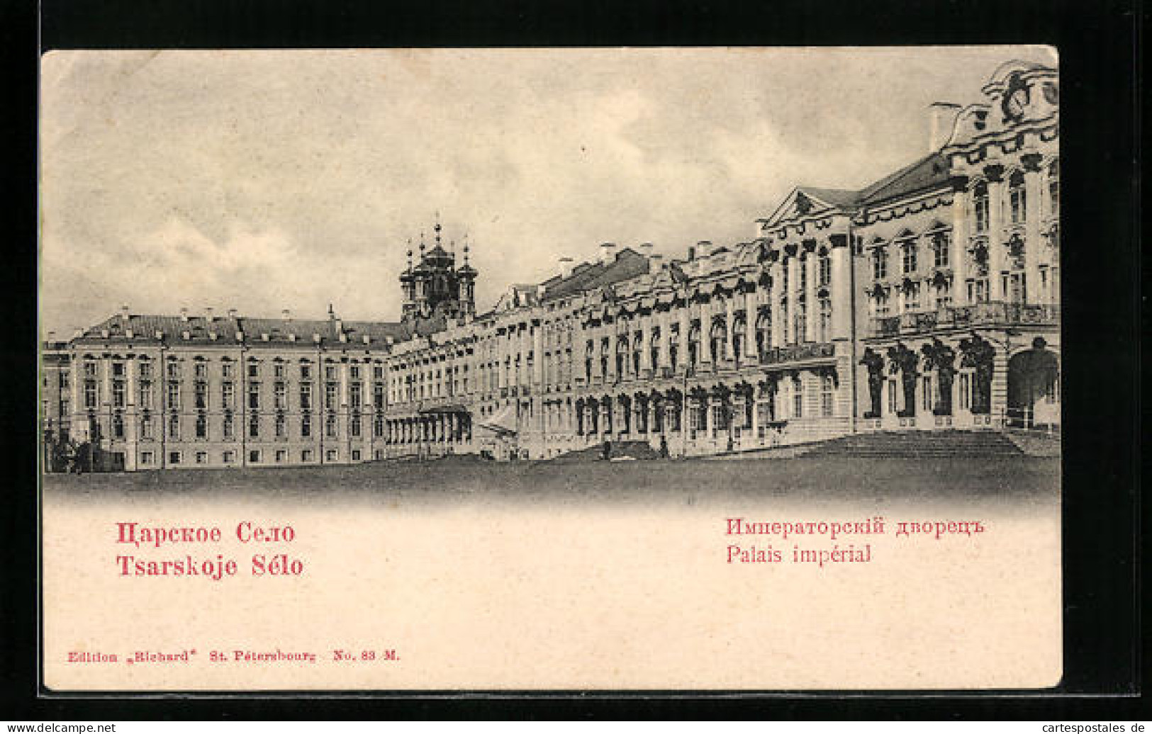 AK Tsarkoje Sélo, Palais Imperial  - Russland