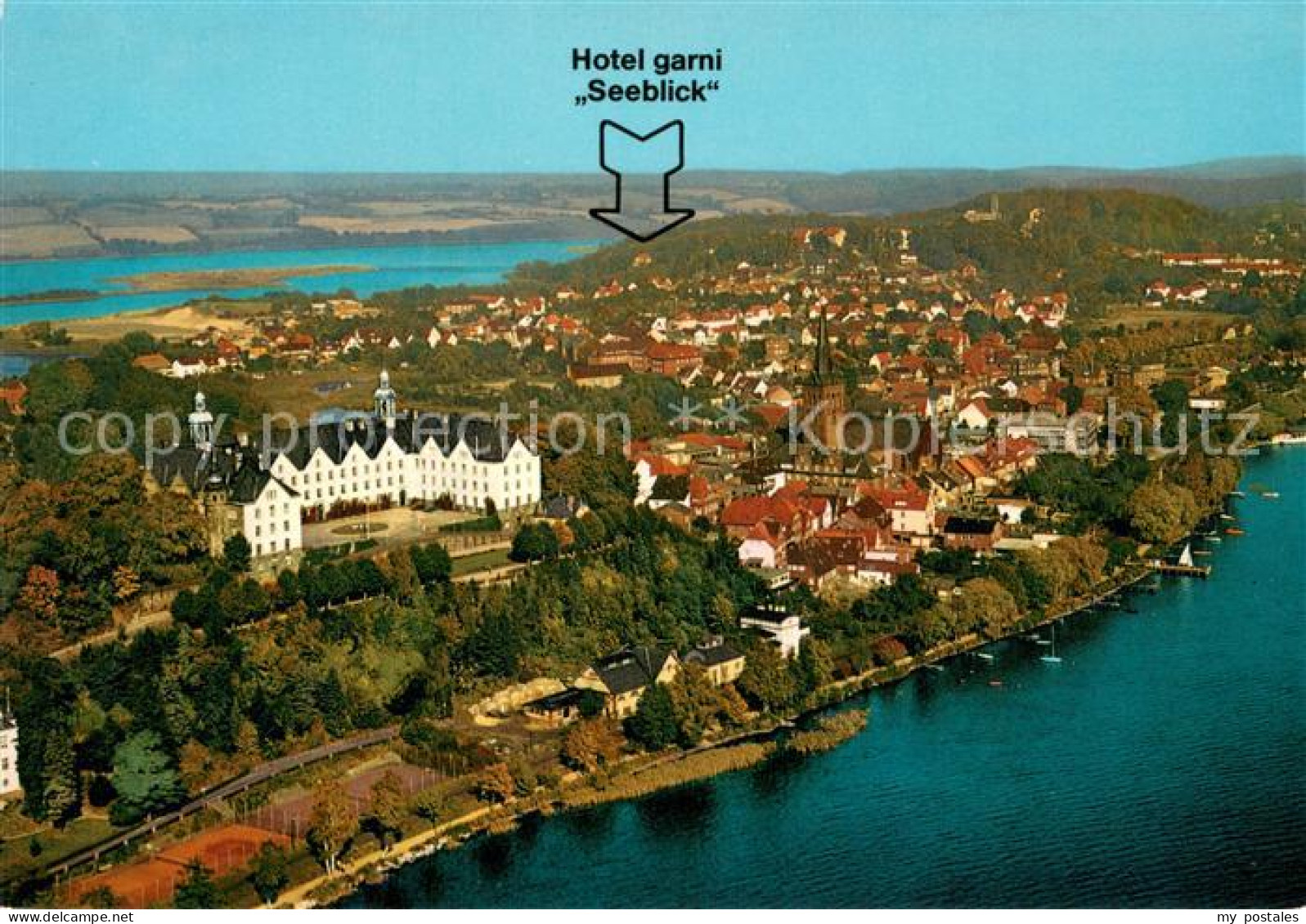 73686321 Ploen See Schloss Hotel Garni Seeblick Seenlandschaft Holsteinische Sch - Plön
