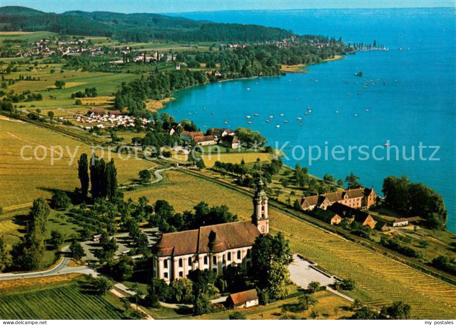 73686223 Birnau Bodensee Basilika Birnau Fliegeraufnahme  - Sonstige & Ohne Zuordnung