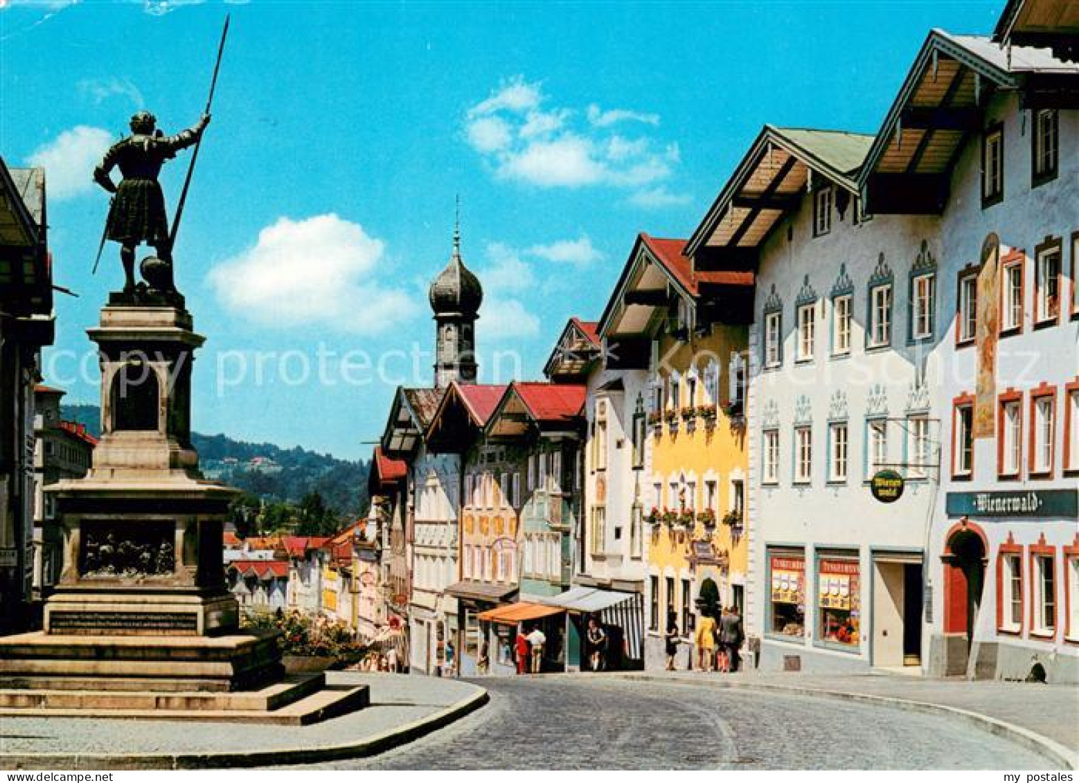 73686212 Bad Toelz Altstadt Mit Marktstrasse Und Denkmal Bad Toelz - Bad Toelz