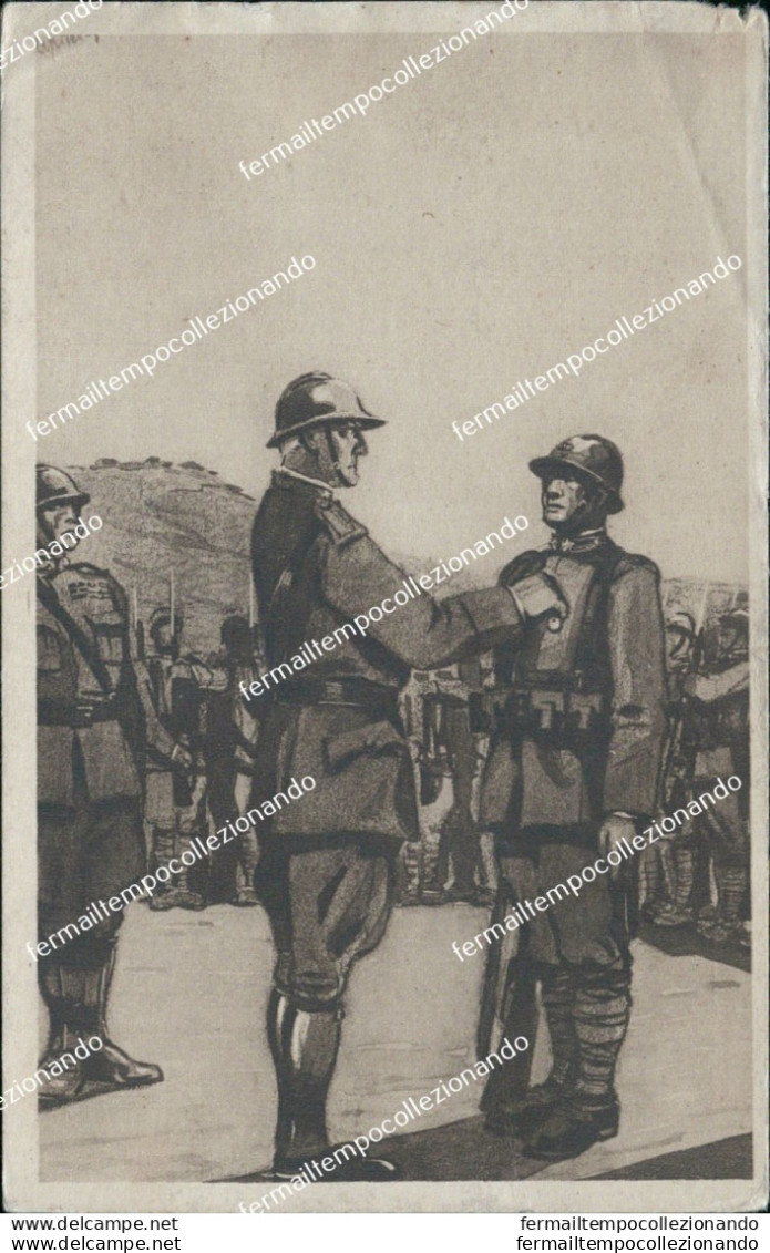 Ci185 Cartolina Militare X Annuale Della Vittoria Illustratore Apolloni - Regimenten