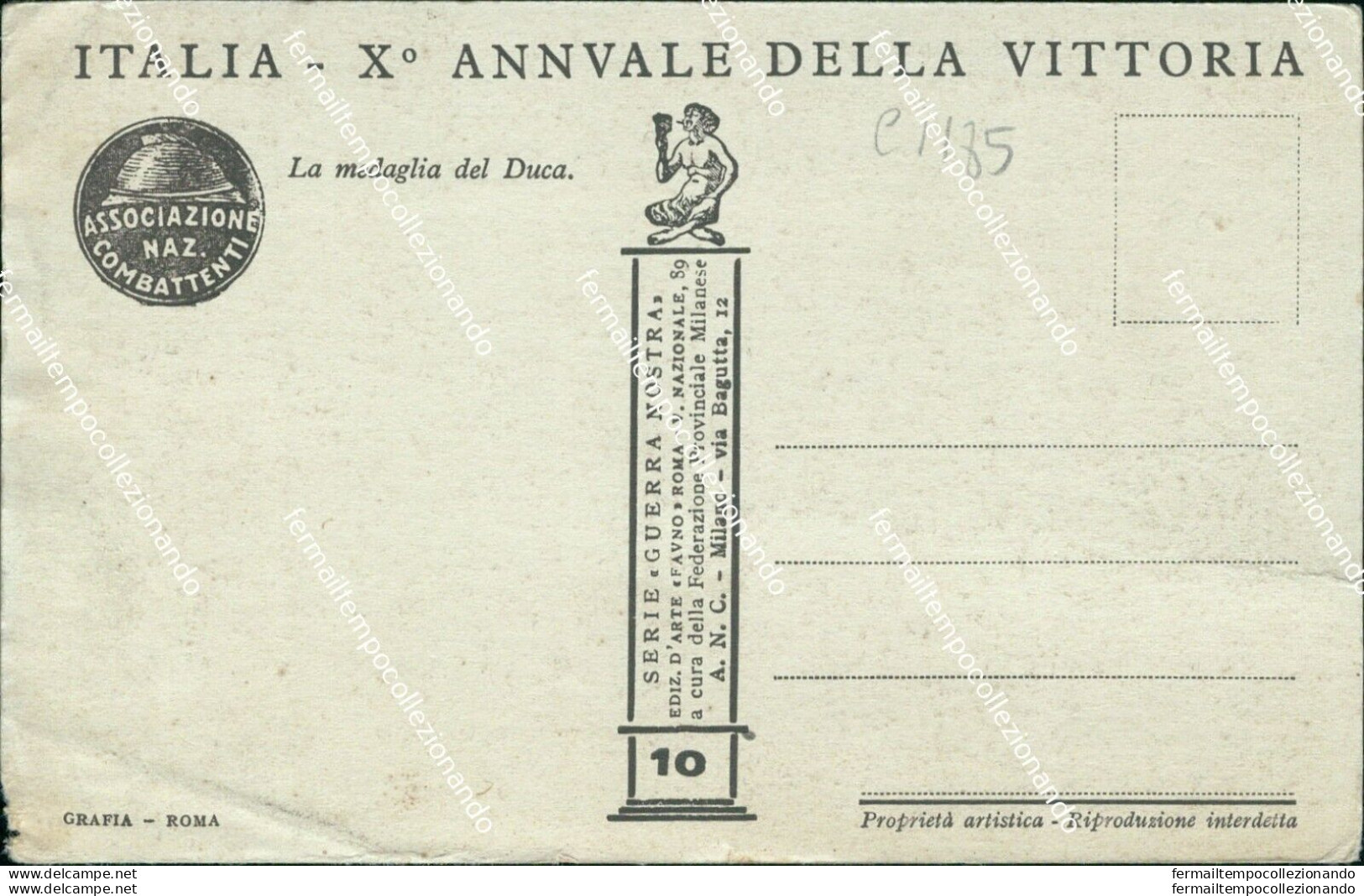 Ci185 Cartolina Militare X Annuale Della Vittoria Illustratore Apolloni - Regimenten