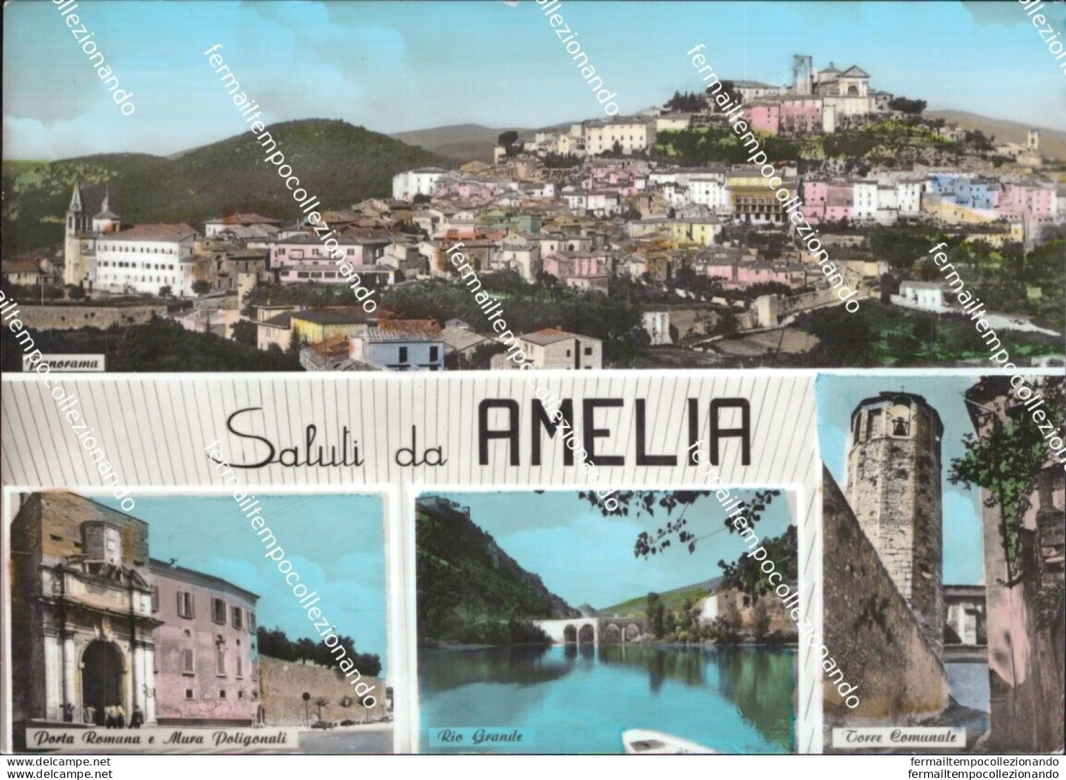 Al809 Cartolina Saluti Da Amelia Provincia Di Terni Umbria - Terni