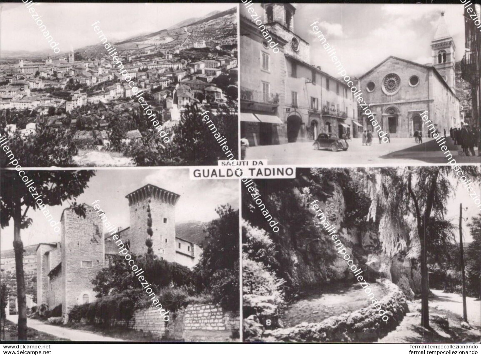 Al811 Cartolina Saluti Da Gualdo Tadino Provincia Di Perugia Umbria - Perugia