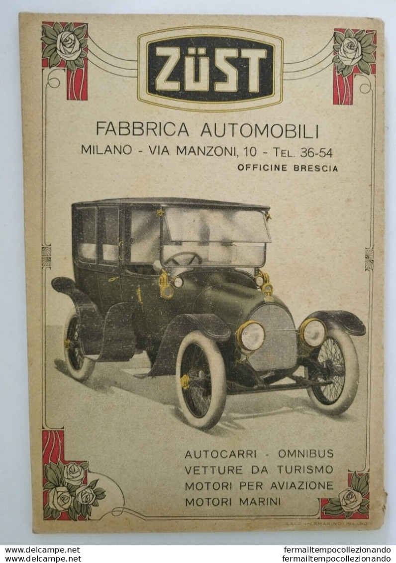 Bs13 Rivista Mensile Touring Club Italiano Militare  Pubblicita'automobili Zust - Magazines & Catalogs