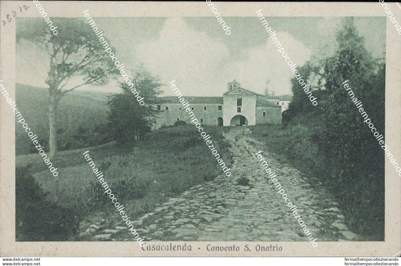 Ae552 Cartolina Casacalenda Convento S.onofrio 1930 Provincia Di Campobasso - Campobasso