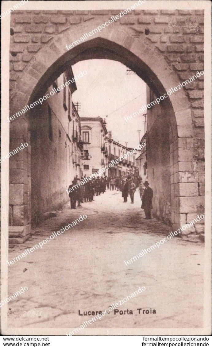 Ba670 Cartolina Lucera Porta Troia Provincia Di Foggia Puglia - Foggia