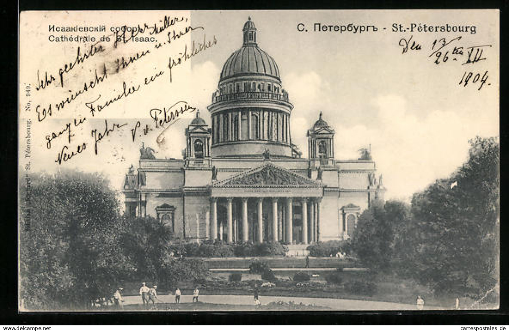 AK St. Pétersbourg, Cathedrale De St. Isaac  - Russie