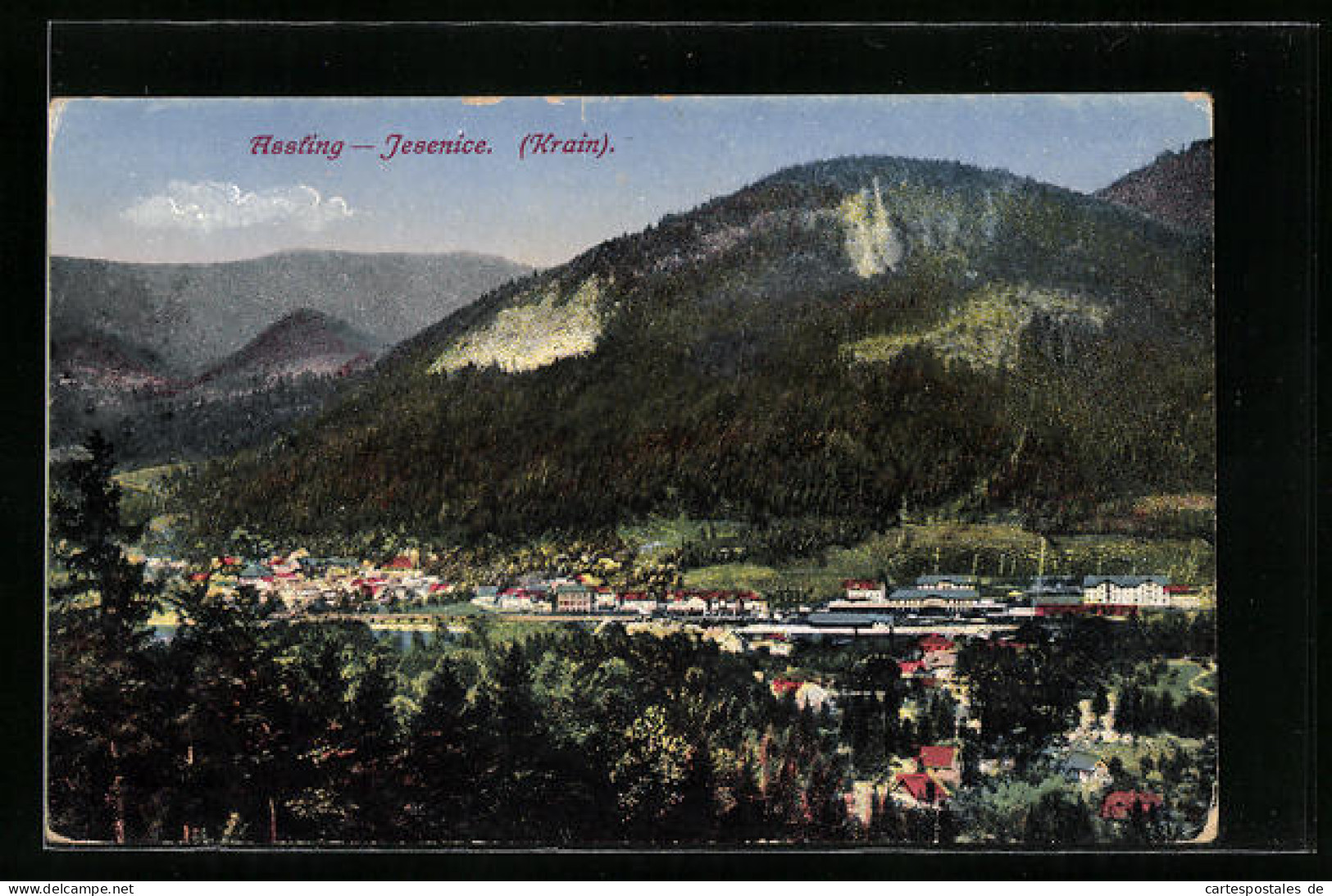 AK Assling, Panorama Des Ortes Aus Der Vogelschau  - Slovenië