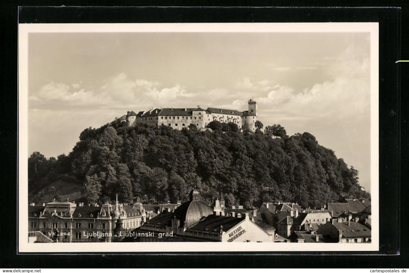 AK Laibach, Teilansicht Mit Schloss  - Eslovenia