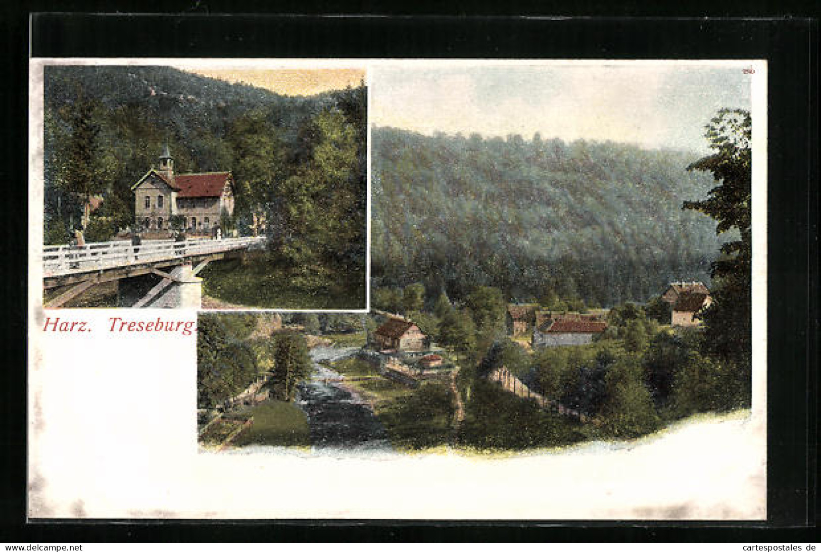 AK Treseburg / Harz, Hotel Weisser Hirsch, Gesamtansicht  - Sonstige & Ohne Zuordnung