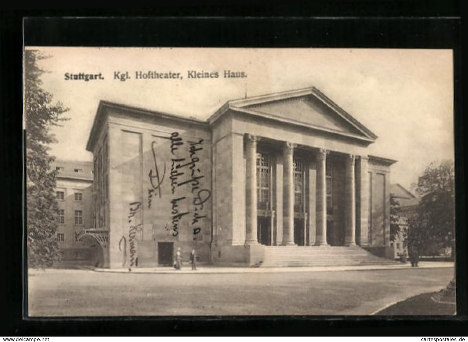 AK Stuttgart, Kgl. Hoftheater, Kleines Haus  - Theatre