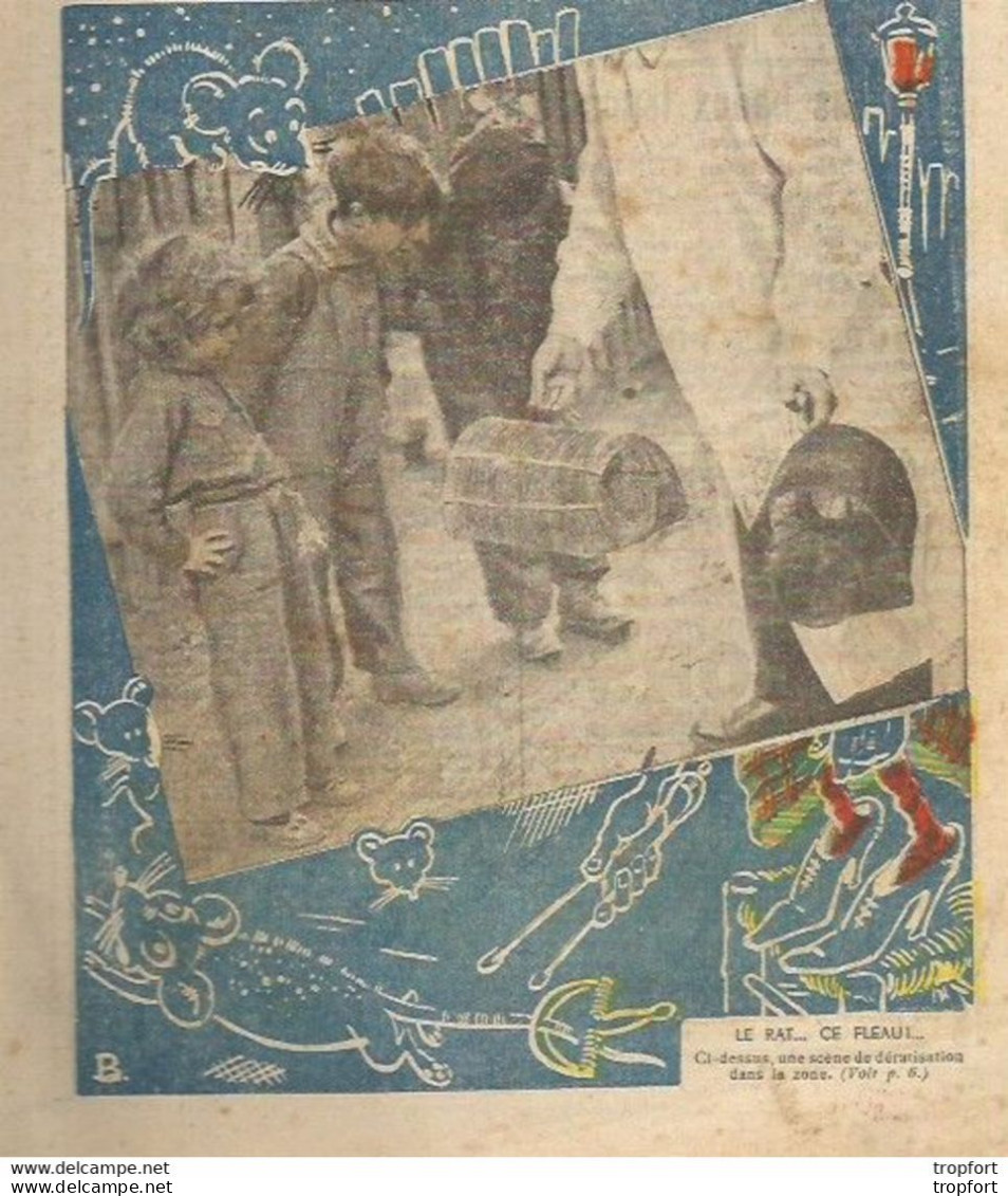 P3 / Old Newspaper Journal Ancien 1938 Le RAT Chasse / JIU-JITSU / La Flèche Gendarmes - 1950 - Oggi