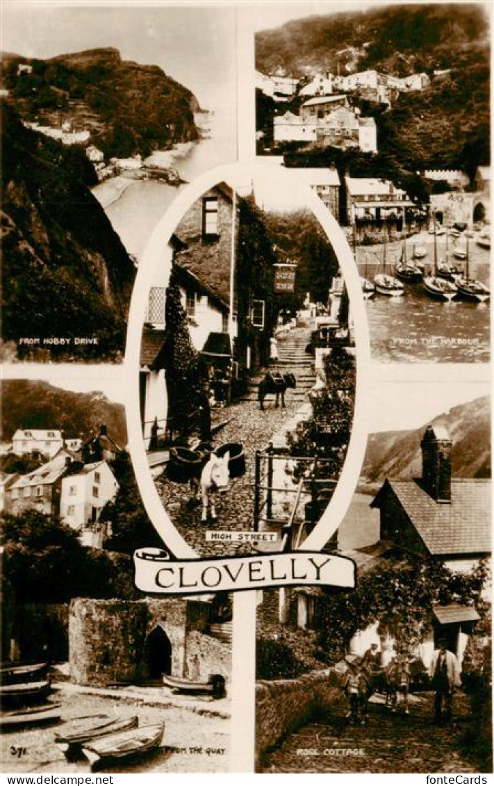 73911198 Clovelly Bay Torridge UK Hobby Drive High Street The Quay Rose Cottage  - Andere & Zonder Classificatie