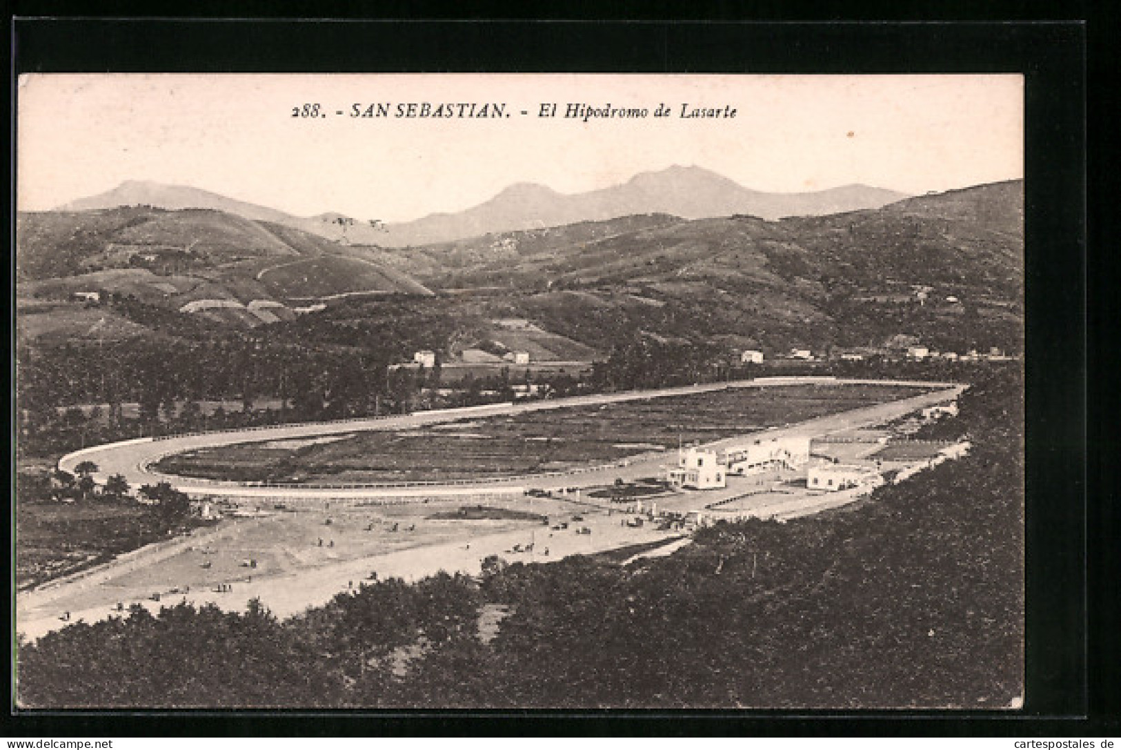 Postal San Sebastian, El Hipodromo De Lasarte  - Guipúzcoa (San Sebastián)