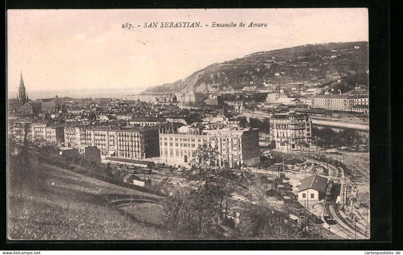 Postal San Sebastian, Ensache De Amara, Panorama  - Guipúzcoa (San Sebastián)