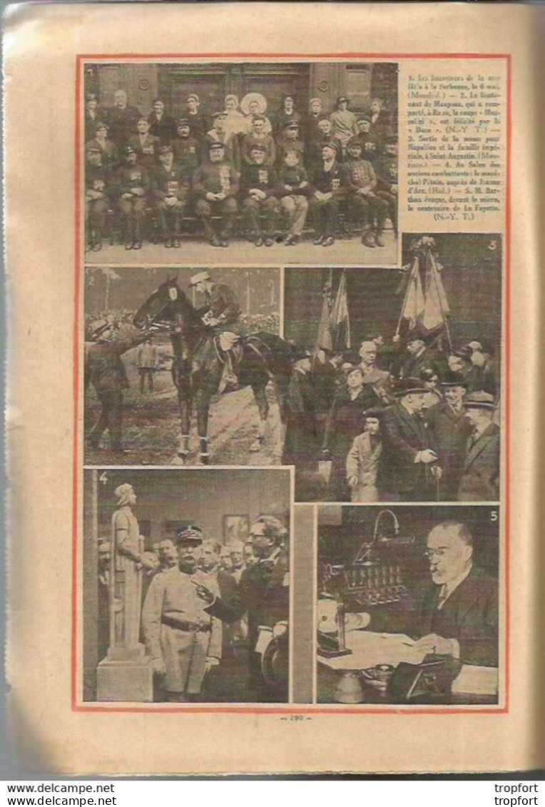 P2 / Old Newspaper Journal Ancien 1934 / Restauration EGLISE / Sauvetage En Mer / ORGUE Notre Dame LIBAN - 1950 - Today