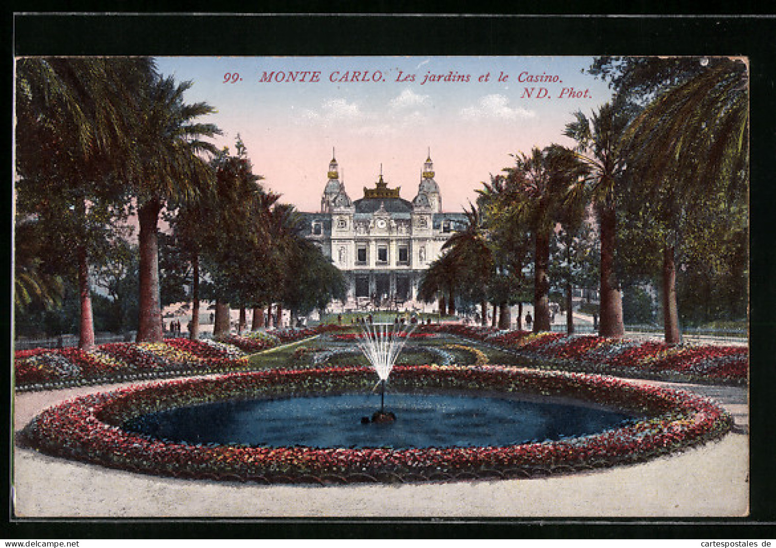 AK Monte-Carlo, Les Jardins Et Le Casino  - Autres & Non Classés