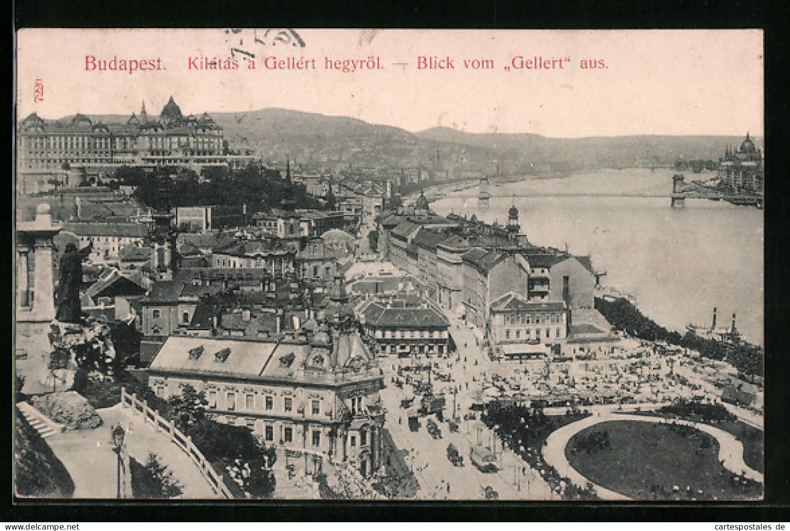 AK Budapest, Geeralansicht Der Stadt Vom Gellert Aus  - Hongrie