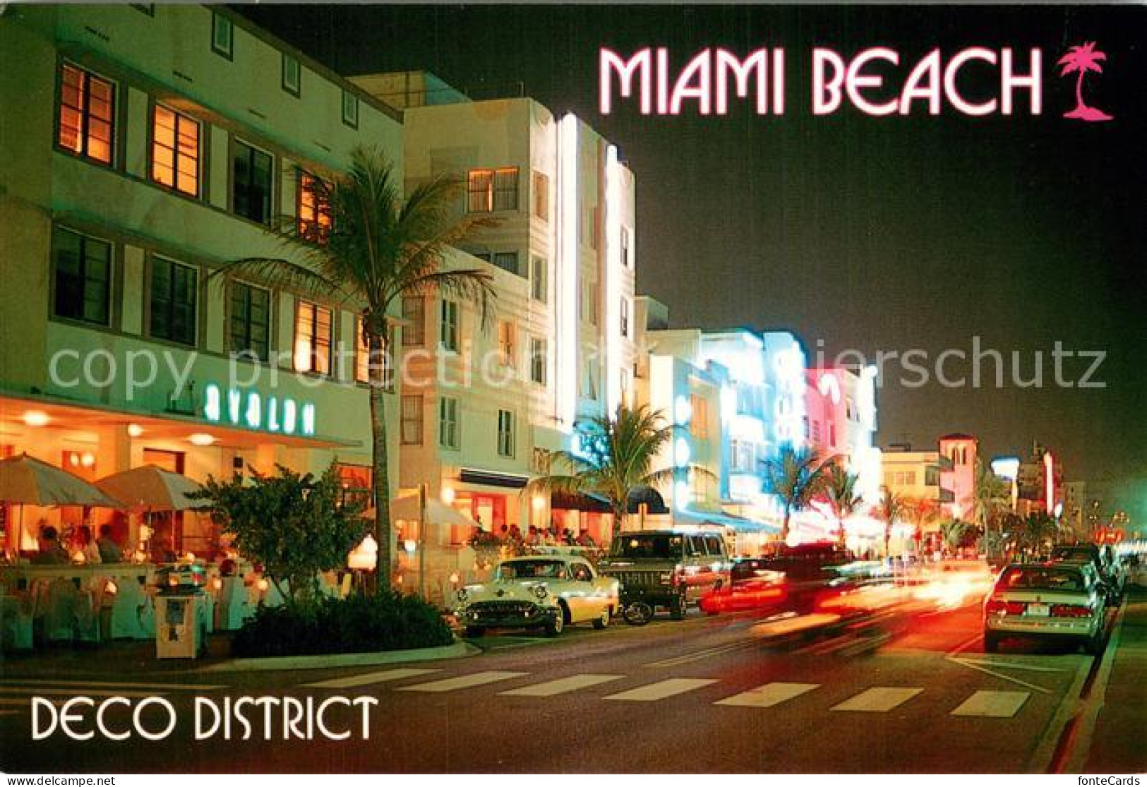 73741850 Miami_Beach Deco District Ocean Drive  - Autres & Non Classés