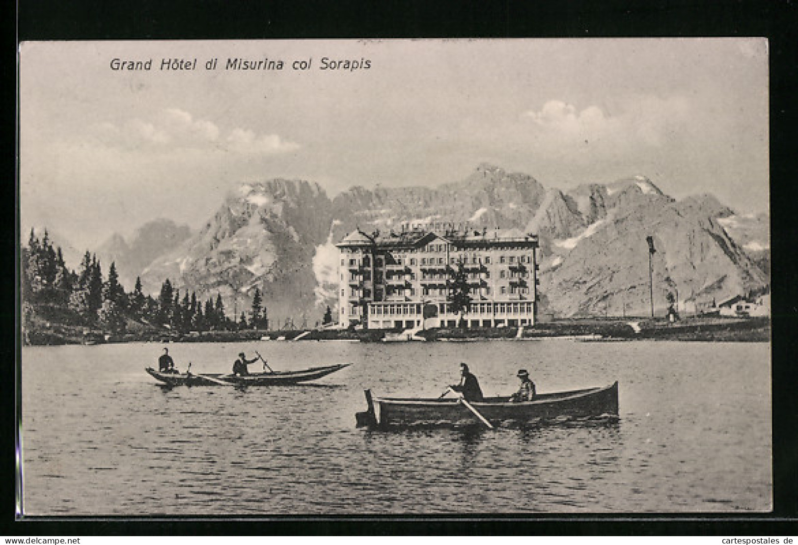 Cartolina Misurina Col Sorapis, Grand Hotel  - Sonstige & Ohne Zuordnung