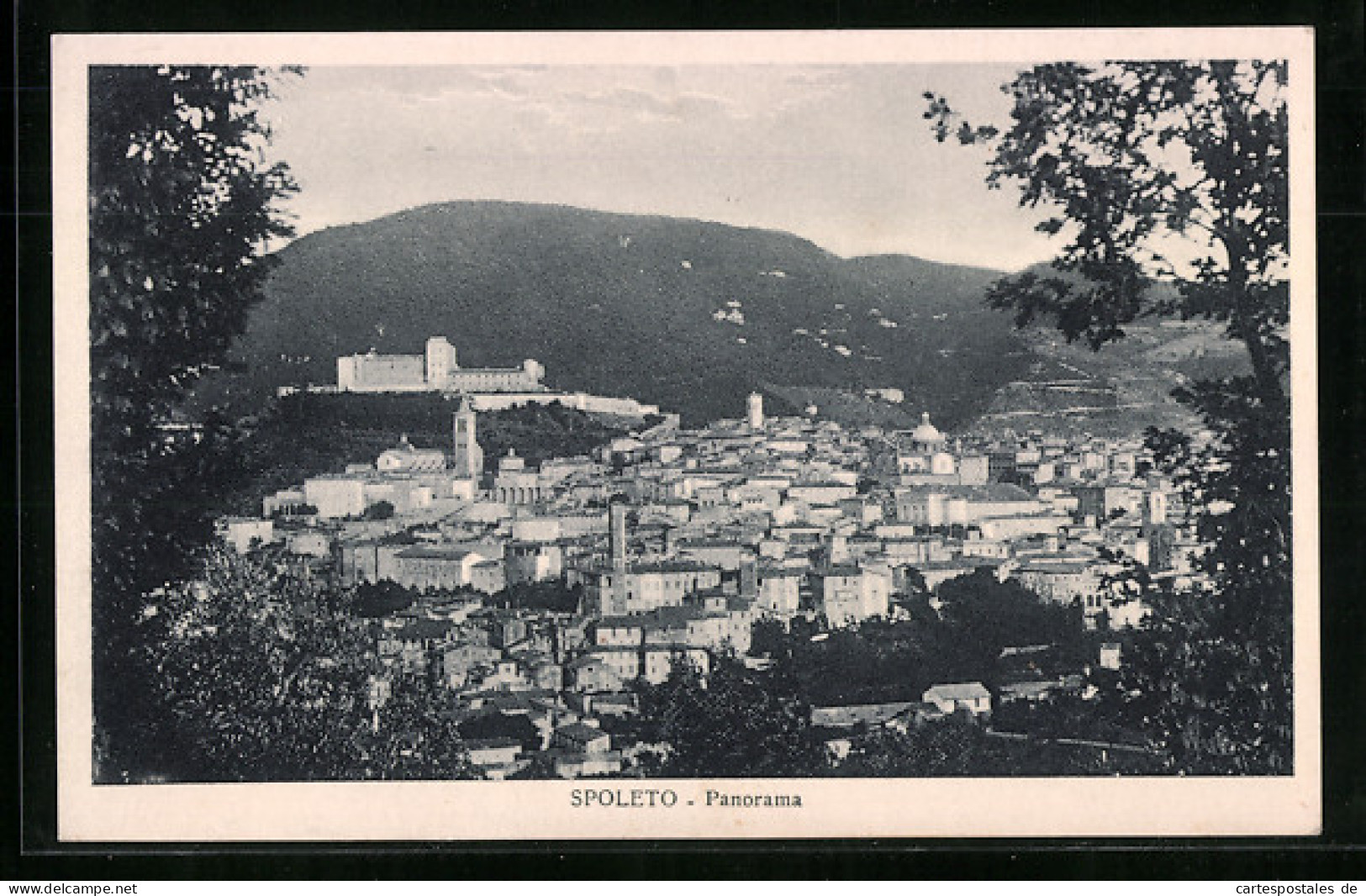 Cartolina Spoleto, Panoramaansicht Der Stadt  - Altri & Non Classificati