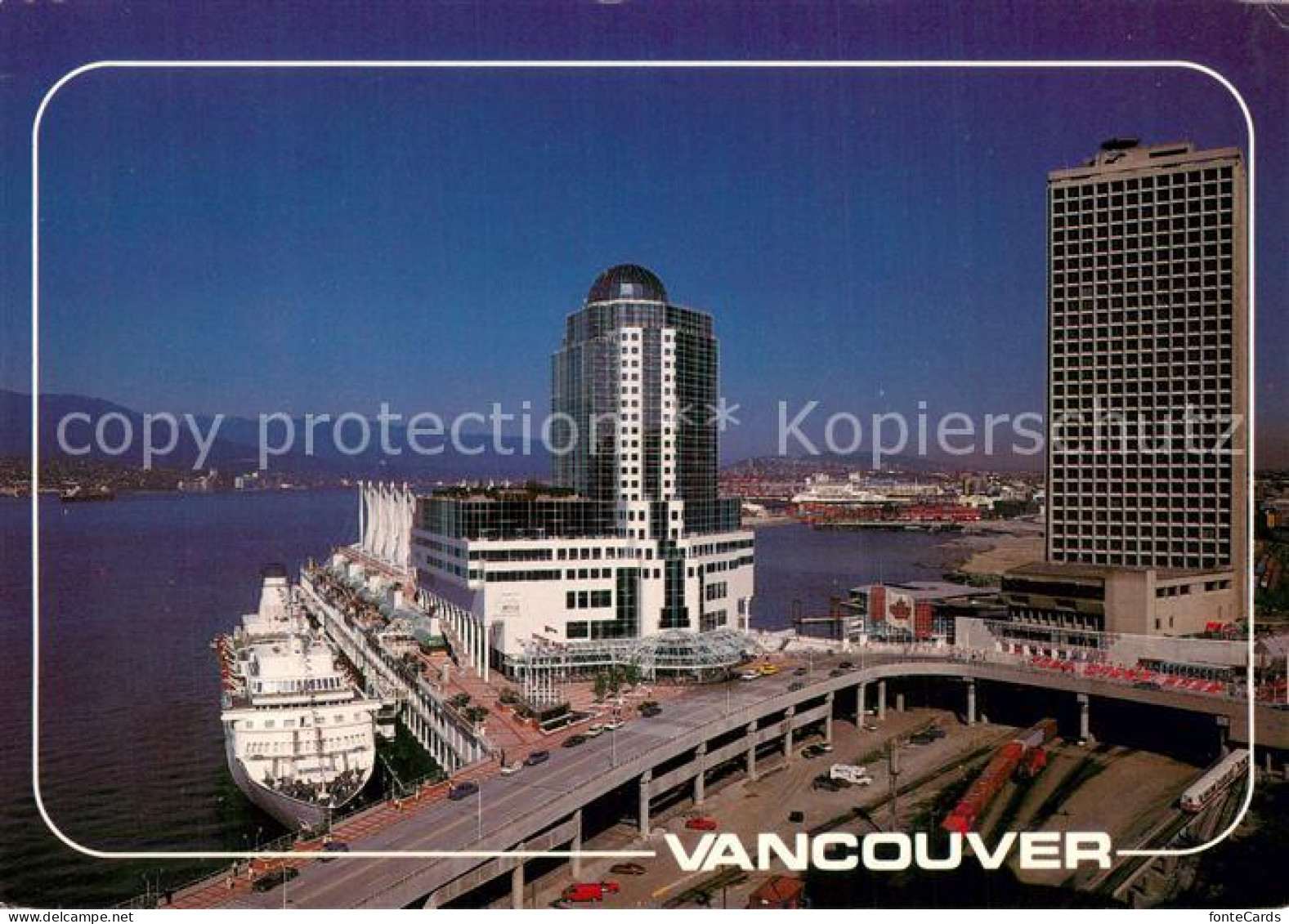 73741718 Vancouver_Washington Ship Dock Pan Pacific Hotel And The Trade Conventi - Otros & Sin Clasificación