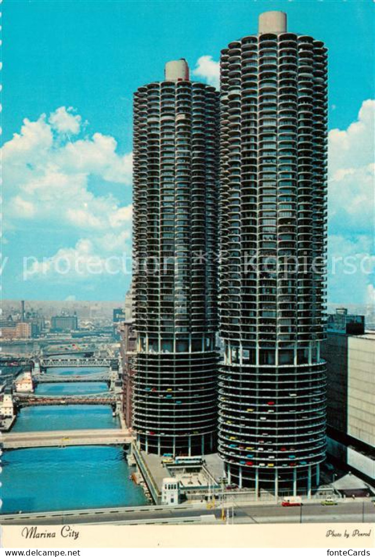 73741698 Marina_City_Chicago_Illinois Residential Towers - Andere & Zonder Classificatie