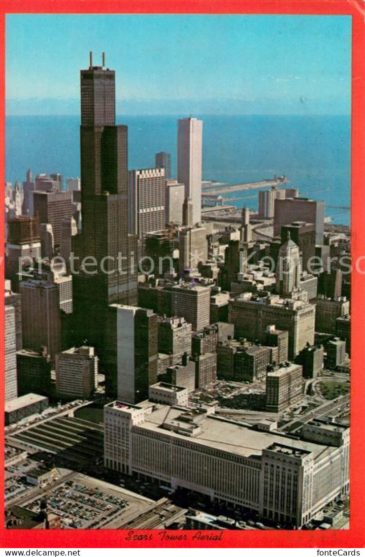 73712002 Chicago_Illinois Sears Tower Aerial - Otros & Sin Clasificación