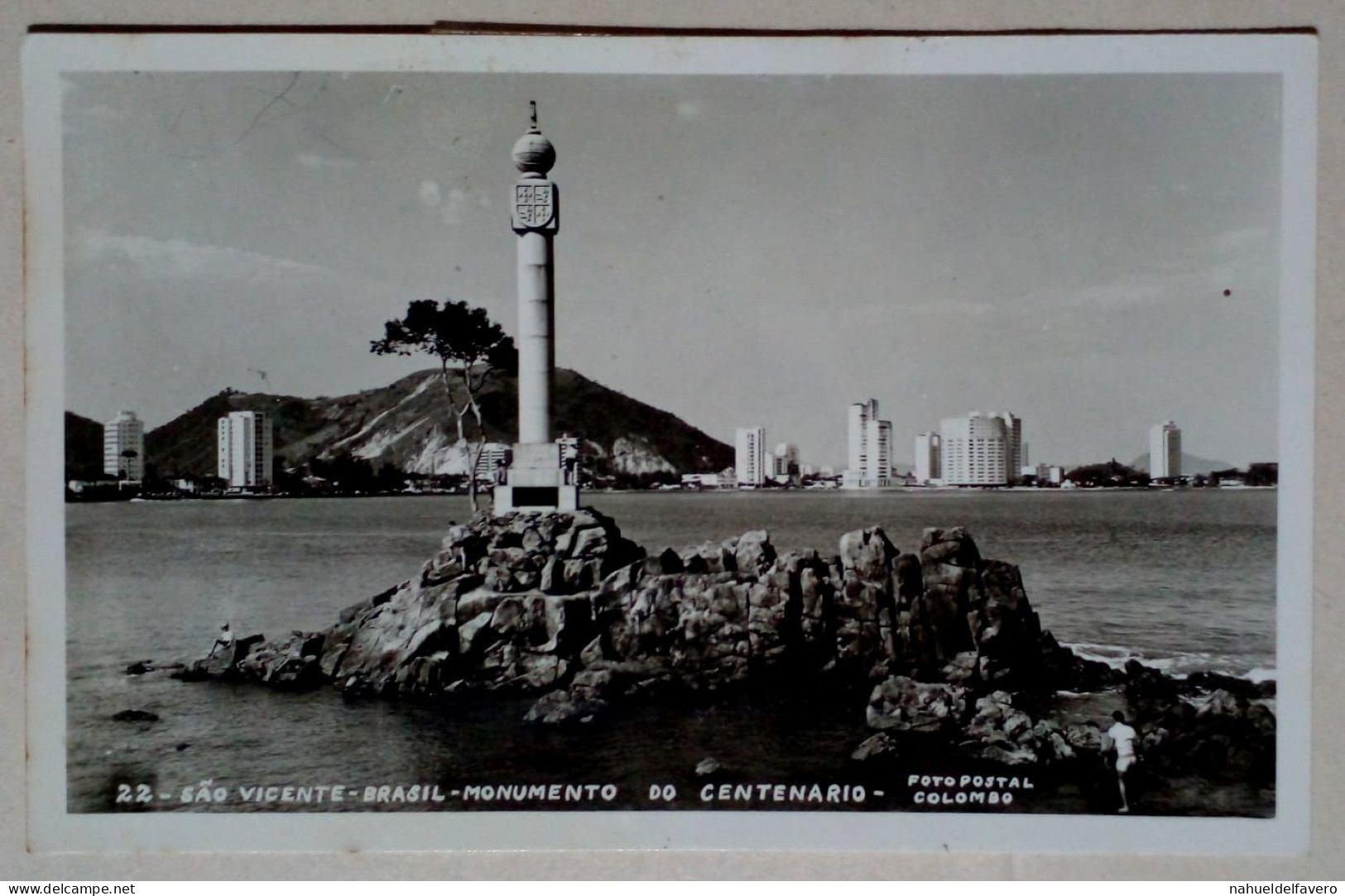 Carte Postale - Monument Du Centenaire, Saint Vincent, Brésil. - Altri