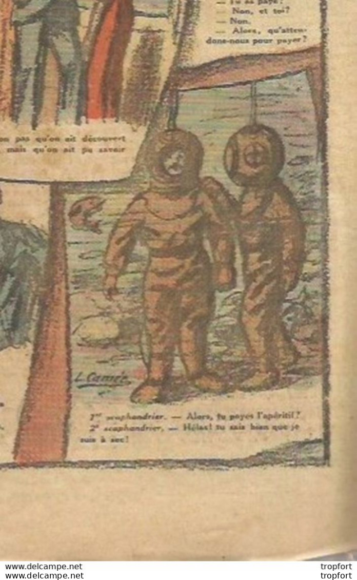 P2 / Old Newspaper Journal Ancien 1935 / GARGARISME / Scaphandrier / ROUMANIE EPIPHANIE - 1950 à Nos Jours