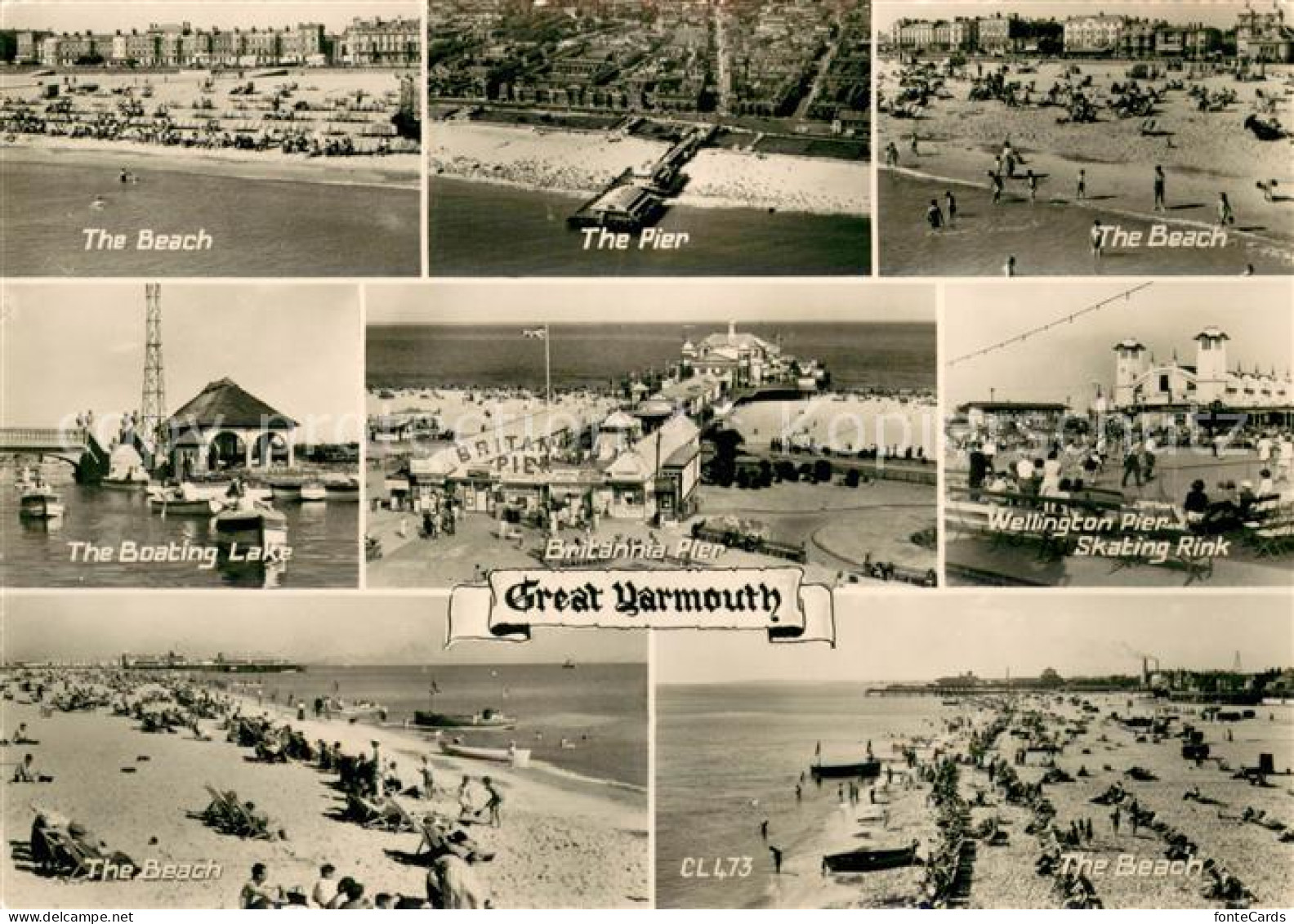 73630323 Yarmouth The Beach The Pier The Boating Lake Britannia Pier Skating Rin - Andere & Zonder Classificatie