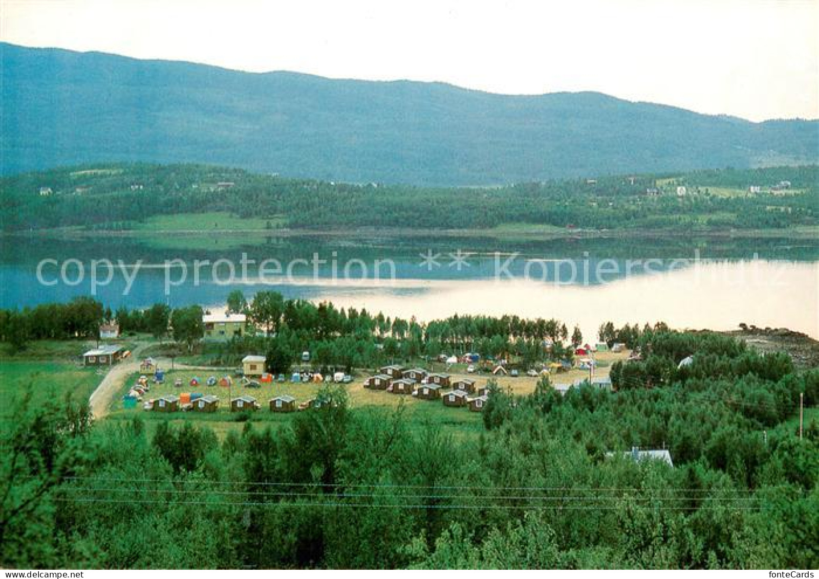 73629227 Ballangen Panorama Mit Campingplatz  - Norvège