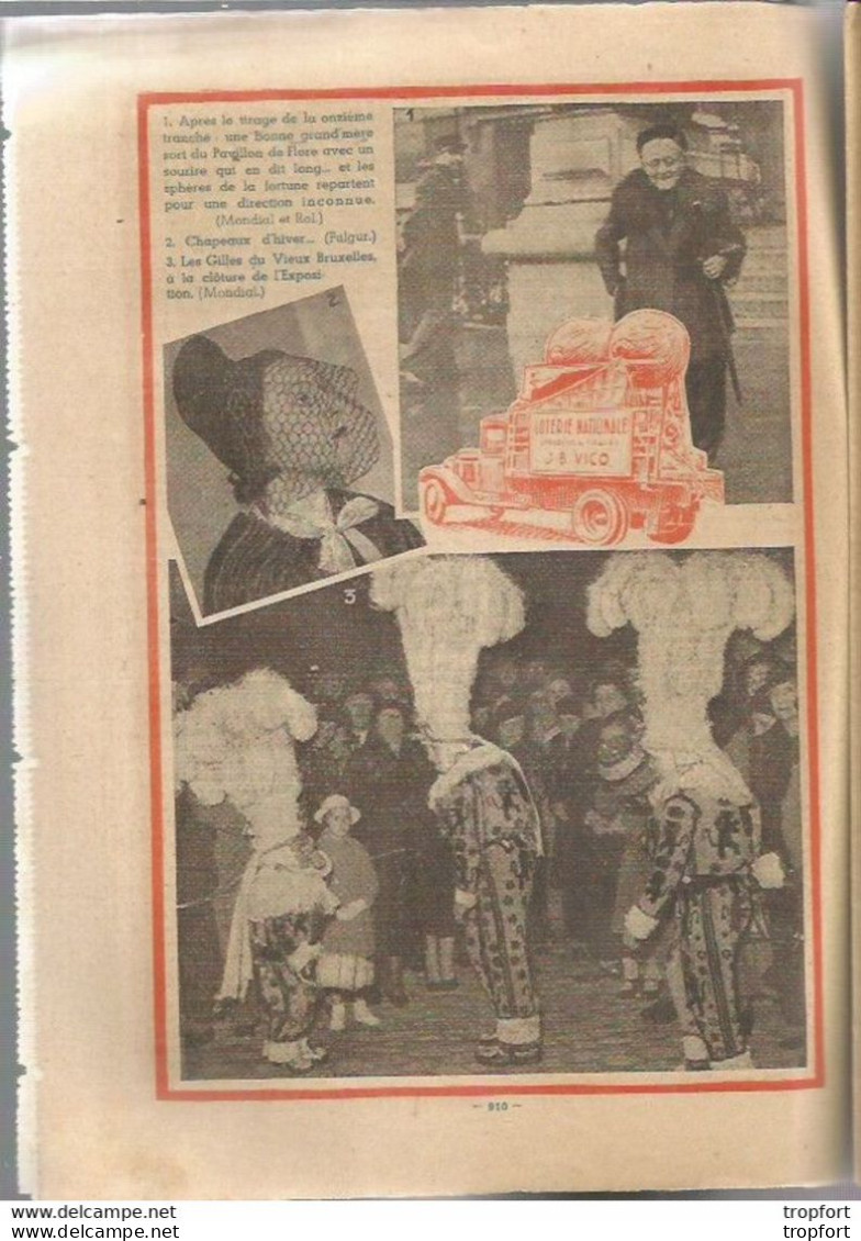 P2 / Old Newspaper Journal Ancien 1935 / Antilles Françaises / GILLES Bruxelles / Rambert-l 'ile-barbe / - 1950 - Oggi