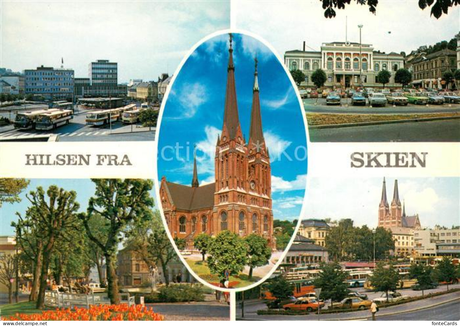 73628095 Skien Teilansichten Kirche Skien - Norvège