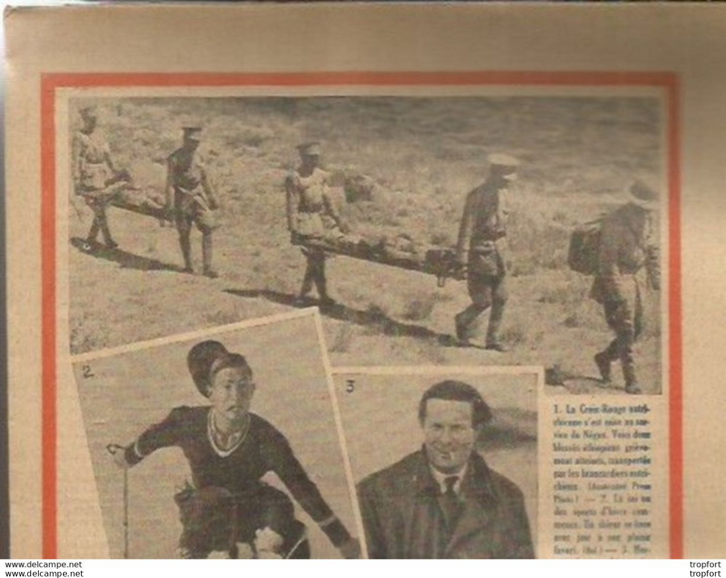 P2 / Old Newspaper Journal Ancien 1935 / TRAVAIL Cpa / PHARE Niviclic / Medaille Pompier / CROIX ROUGE SAINT-PARDOUX - 1950 à Nos Jours