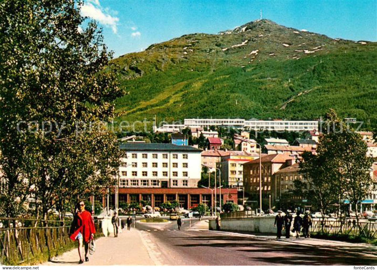 73627198 Narvik Tekniske Skole Fagernes-fjellet I Bakgrunnen Narvik - Noruega